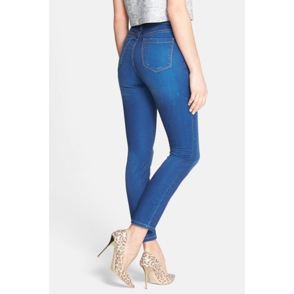 COPY - Like NEW Blank NYC High Rise Skinny Cropped Ankle Jeans
